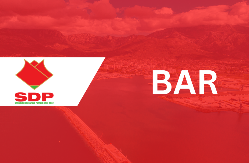 SDP Bar: Nova energija će nam obezbijediti bolji izborni rezultat u Baru